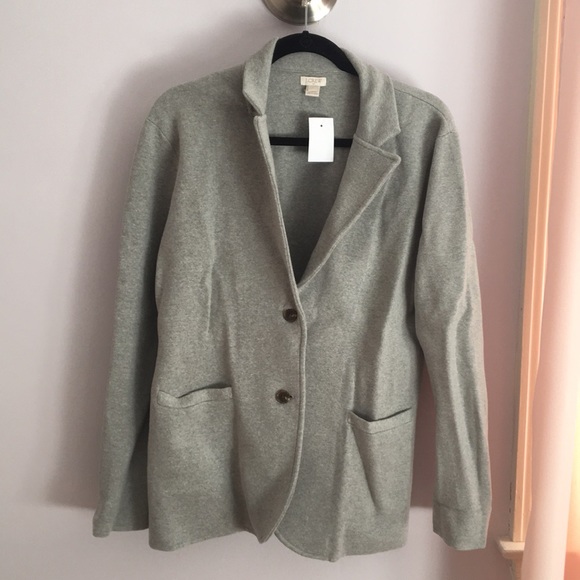 j crew outlet sweater blazer